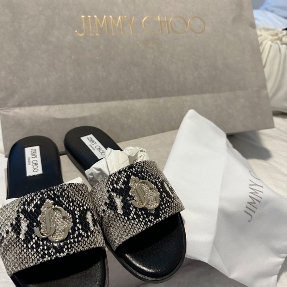 Authentic Jimmy choo slides - Picture 5 of 5